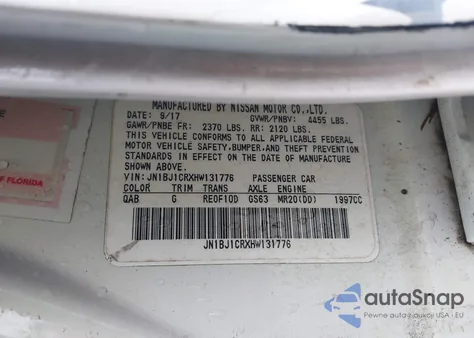 2017 Nissan Rogue Sport Sl from USA, damaged, VIN JN1BJ1CRXHW131776